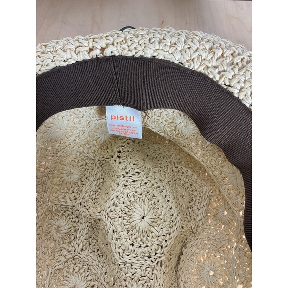 Pistil NWT Crochet Woven Fedora Hat - Picture 6 of 6